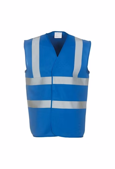 Gilet riflettente di sicurezza in tessuto poliestere 120 g/m²