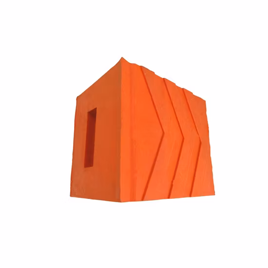 Cuneo per ruota con fermo per ruota in poliuretano espanso in poliuretano espanso da 10 tonnellate per rimorchio per camper e auto